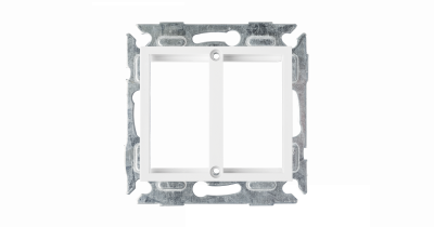 Адаптерная панель формата Valena на 2 вставки формата Mosaic22,5x45мм 